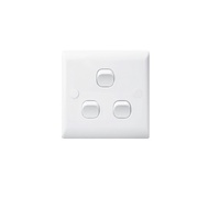 LWD 3 Gang 1 Way Switch (SIRIM)
