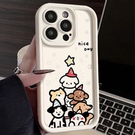 Silicone Cartoon Soft Case Samsung S24 Fe A05 A05s A15 A25 S24 Ultra A12 M12 A52s A53 A32 A73 Antish