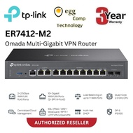 TP LINK ER7412-M2 OMADA MULTI-GIGABIT VPN ROUTER WITH QUAD CORE 2.0GHZ CPU