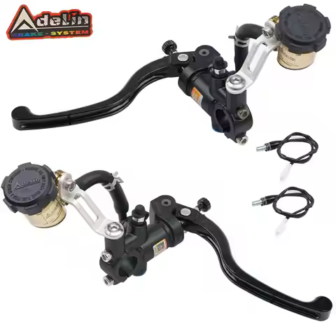 Universal 14mm - 19mm Adelin Motorcycle Radial Mounting Brake Master Cylinder Clutch Lever Motorbike