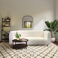 FLUFFY SOFA/3-SEATER/ JAPANDI STYLE/ MINIMALIST/ ASTHETIC/ FREE DELIVERY/ WHITE SOFA/HOME LIVING SOF