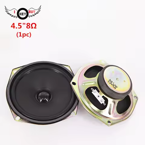 1pc 120mm Full Range Speaker 4/4.5 Inch Multimedia Speakers 8Ohm 10W Paper Cone Foam Edge Broadcast 