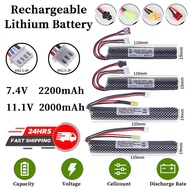 RC Lipo Battery 7.4V 2200mAh 11.1V 2000mAh for Toys XT30 Tamiya SM2P T Plug Rechargeable