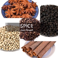 SPICE | Jenis Rempah|Lada Putih lLada Hitam|Bunga Lawang |Bunga Cengkih| Kulit Kayu Manis 香料|黑胡椒 白胡椒 丁香 肉桂皮 花椒 三奈 Clove