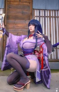 原神雷電將軍cos服雷神