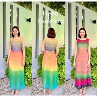 H713-3 Long Dress Hi-so fashion Chiffon Fabric