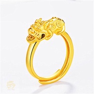 999h Gold Plated Gold Ring Pixiu Jewelry