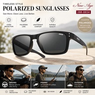 Ideal 8834 Polarized Sunglasses Cermin Mata Hitam Polariod