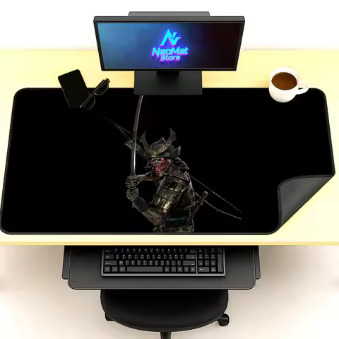 Katana Mouse Pad Black Desk Mat 1200x600 Large Gaming Mousepad Xxxxl Mouse Mats 5mm Carper Gamer Big