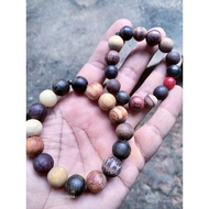 Gelang Kayu Teras Campur Set Anak Dan Ayah Kemuning Hitam