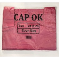 24" x 28" CAP OK PLASTIC BAG / SINGLET BAG HANDLE BAG / BEG PLASTIK BESAR / T-SHIRT BAG / BEG TANGKA