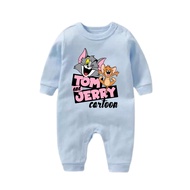 BabyDo TOM & JERRY Pattern Baby Sleepsuit Age 2-12 Months/Baby Boy & Girl Romper/Fashion Baby Jumper