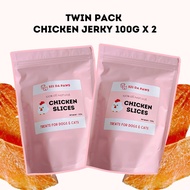 521 Da Paws Dog & Cat Treats 100% Natural Chicken & Duck Meat Jerky Promo Pack 200g / Pet Training S