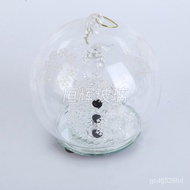 Wholesale Christmas Glass BallLEDLamp/LEDChristmas Gift/Painted Christmas Ball Cover Glass Craft Gift