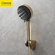 shower set shower rain set shower+head Golden 5-Function Round Handheld Shower Head Bathroom Shower 