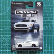 matchbox Model ford mustang GT White