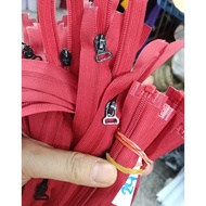 Red Removable Zipper Length 29 Inches