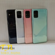 Backdoor Back Casing Housing Casing Fullset Samsung A71 A715F A715 Ori