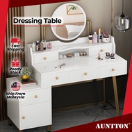 Auntton Dressing Table mirror Bedroom Mirror meja cermin bilik Meja Solek makeup table Make Up Table