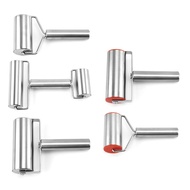 Manufacturer Supply Stainless Steel Rolling Pin Baking Flour Pin Buns Doughnut Rolling Pin Pizza Ski