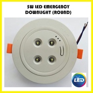 5W LED Emergency Downlight (Round)
