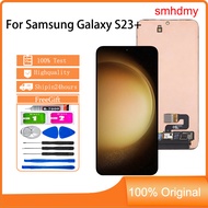 smhdmy For Samsung Galaxy S23+ S23 Plus LCD Display Touch Screen With Frame Replacement
