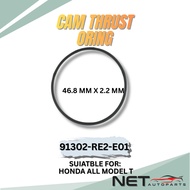 CAM THRUST ORING FOR ALL HONDA MODEL T (91302-RE2-E01)