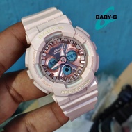 FlashSale Baby G Original BA130 | BA 130 Dual Time Actual PicTure Women Watch Casual Japan Movement 