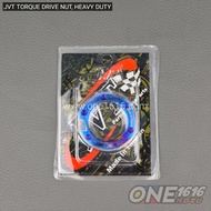 JVT TORQUE DRIVE NUT FOR MIO/NMAX/AEROX/MIO I125/CLICK HEAVY DUTY PERFORMANCE PARTS