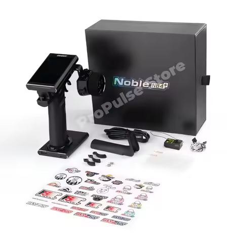 【NB4】 The new FlySky Noble NB4+ remote control 8-channel waterproof 2.4G touch color screen RC model