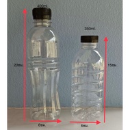 (10 Pieces) Clear Plastic Bottles 350ml. 400ml. Water Bottle