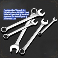 [BL-C-LMF]Combination Wrench Set High Hardness 43.5HRC Heat Treated Open End & Box End Spanner For A