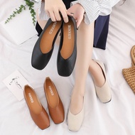 Kasut wanita wanita musim panas kasual flat kasut balet flat kasut slip pada kasut bot tumit rendah0