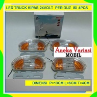 Led SIDE TRUCK LED LED TRUCK Tailgate Fan 6D 24 VOLT PER DUZ Contents 4PCS