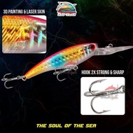 LURE MINNOW Riptide SADEWA Minnow FLOATING Lure 9.1 CM 8.1 GRAM