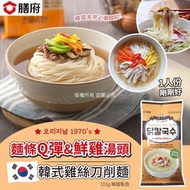 韓國膳府雞絲刀削麵101g (1套4包)