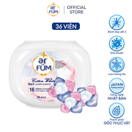 Hộp Viên giặt Quần áo arFUM 5 trong 1 MỚI thơm tinh dầu nước hoa khử khuẩn 99% - (36 viên)