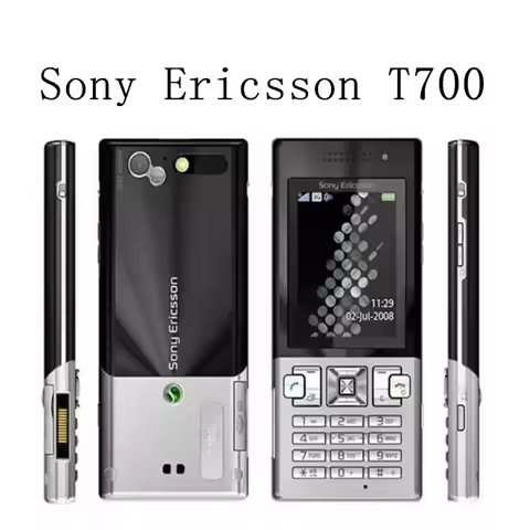Sony Ericsson T700 Original Unlocked Mobile Phone 3G Java FM 64MB RAM 2MP Camera Cell Phone