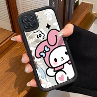 HP Casing OPPO A93 F17 Pro OPPO Reno 4F Reno 4 Lite Case Casing Cute Rabbit Pattern HP Casing Silico