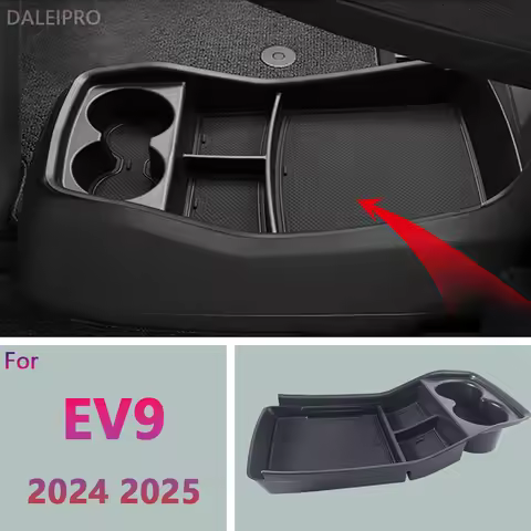 For KIA EV9 EV 9 2024 2025 Car Armrest Storage Box Glasses Storage Box Car Center Console Organizer 