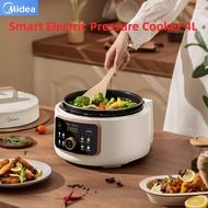 Midea Inspiration Smart Pressure Cooker 4L Household Multifunctional High Pressure Cooker Rice Cooker Smokeless Light Frying