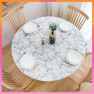 [Kloware2] Non-slip Round Table Cover Table Cloth - 120cm (48 Inch) , White, 65cm~85cm