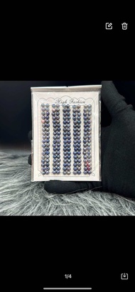 ไข่มุกน้ำจืดธรรมชาติ ไข่มุกเจาะครึ่งซีก แพ็ค 180 ชิ้น สำหรับต่างหูผู้หญิง ขนาด 5.0-5.5MM (แพ็ค 180 ช