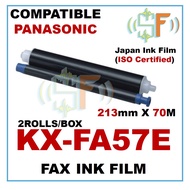 Compatible Panasonic 57E KX-FA57E Fax Ink Film (2rolls/box) For Panasonic Fax Machine KX-FP343 KX-FP