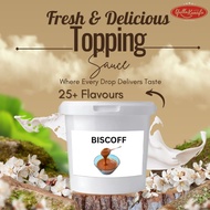 Luxurious Biscoff Topping Sauce 1kg – Smooth & Rich with Premium Taste