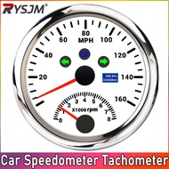 160MPH Car GPS Speedometer 85MM Digital Meter Car Marine Speed Tachometer 8K RPM Tachometer For Car 