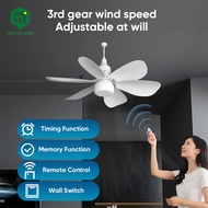 Multifunctional Ceiling Light Fan Remote Control Ceiling Fan Light With Remote Control LED E27