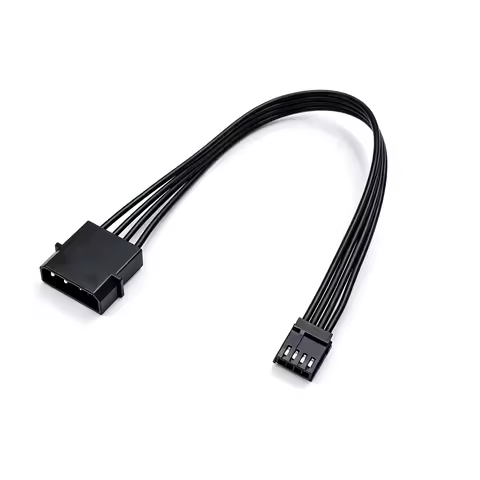 Molex/IDE 4-pin Male (LP4) to 3.5" Floppy Drive Small 4-pin FDD Female (SP4) Internal Power Adapter