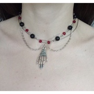 Ghost and gothic necklace
