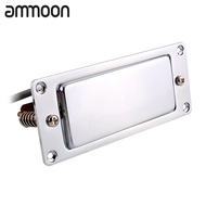 [ammoon]Mini Humbucker Pickup Kit Compatible with LP กีต้าร์ไฟฟ้า Neck Bridge Double Coil Pick-up Chrome Plated